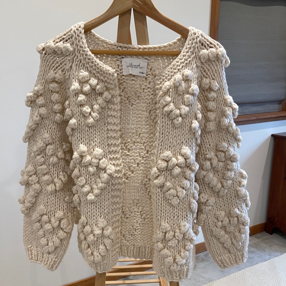 Chicwish Knit Your Love Heart Sweater